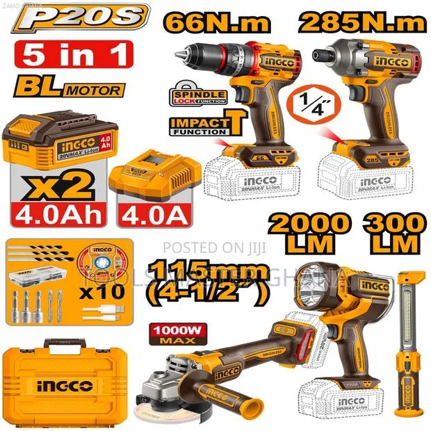 Cordless 5 PCS Combo - Cosli250692 · Photo 1