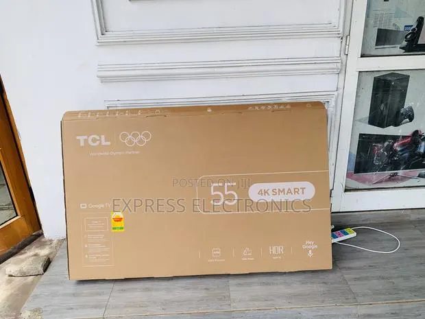 High Quality Slim TCL 55′′ 4K UHD 4K Smart Android TV 55P635 · Photo 1