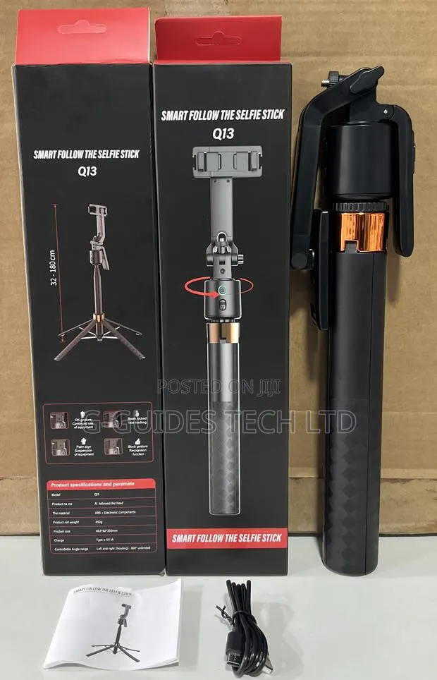 Q13 Selfie Stick Ai Face Tracking, Q13 Smart Follow Selfie Stick · Photo 1