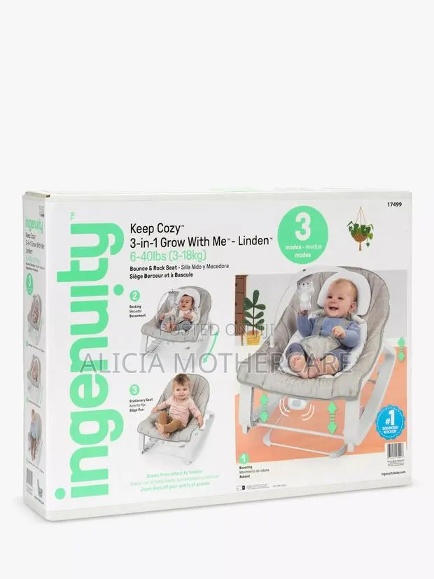 Ingenuity Keep Cozy 3n1grow With Me Vibrating Bouncer · Photo 1