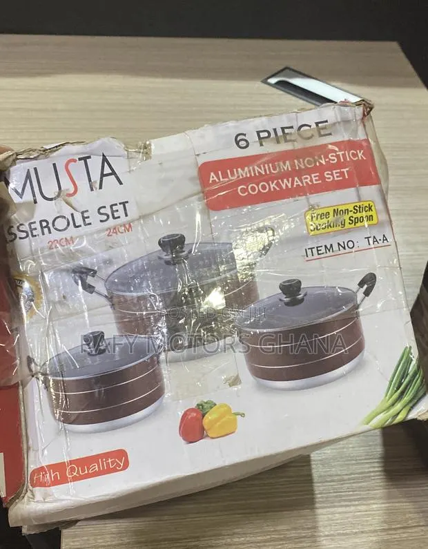 Musta 6piece Aluminum Non-Stick Cookware Set · Photo 1