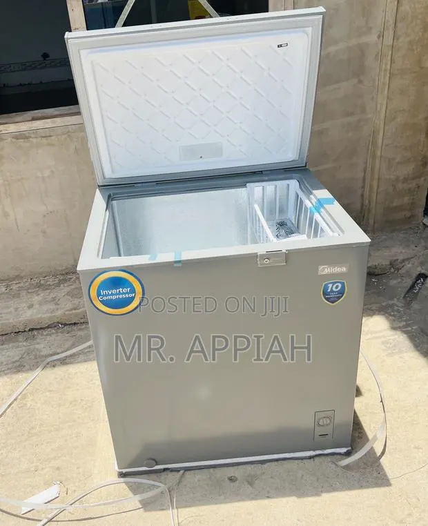 High Quality Midea Single Door Electric Chest Freezer(Gray) · Photo 1