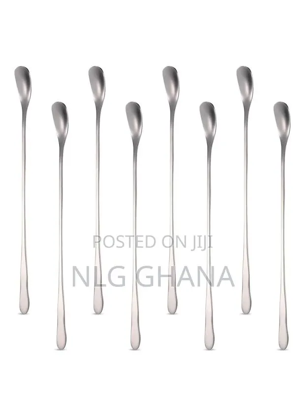8pcs 5.8inch Long Handle Square Head Dessert. Tvx25992 · Photo 1