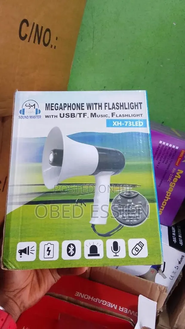 Megaphone With Flashlight · Photo 1