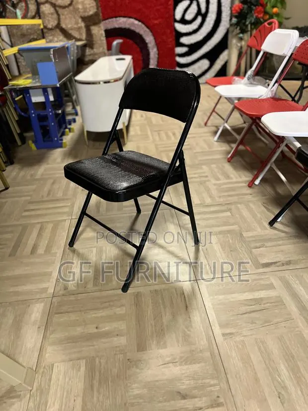 Metal Folding Leather Chair(Wholesale) · Photo 1