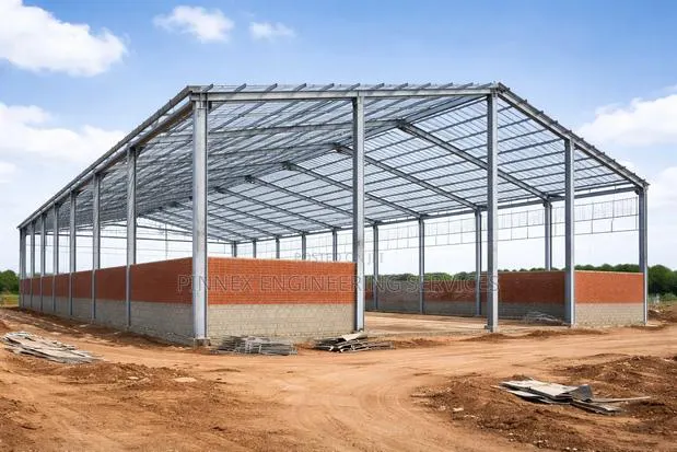 Steel Warehouse Fabrication Installation · Photo 1