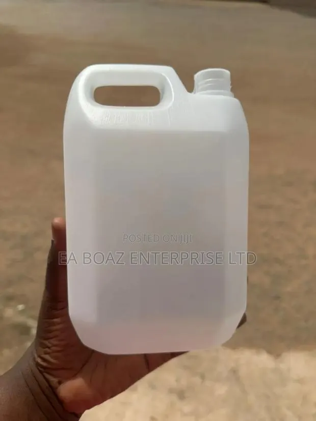 Wholesale 1litre Hpde Plastic Jerry Can Bottle White , 10pcs