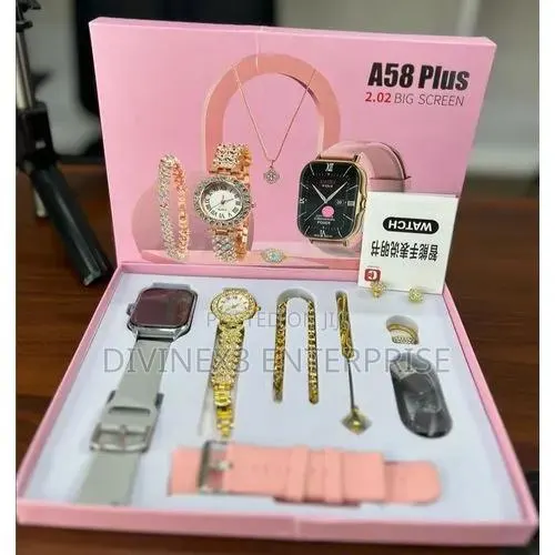 A58 PLUS Ladies’ Luxury Watch & Jewelry Combo
Elevate Your Style