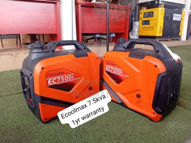Ecoolmax 7.5kVA Inverter Generator – Smooth, Quiet Powerful 7.5kva · Photo 1