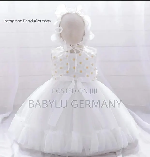 White Dress With Cap 6 Months to 4 Years Old Available · Photo 1