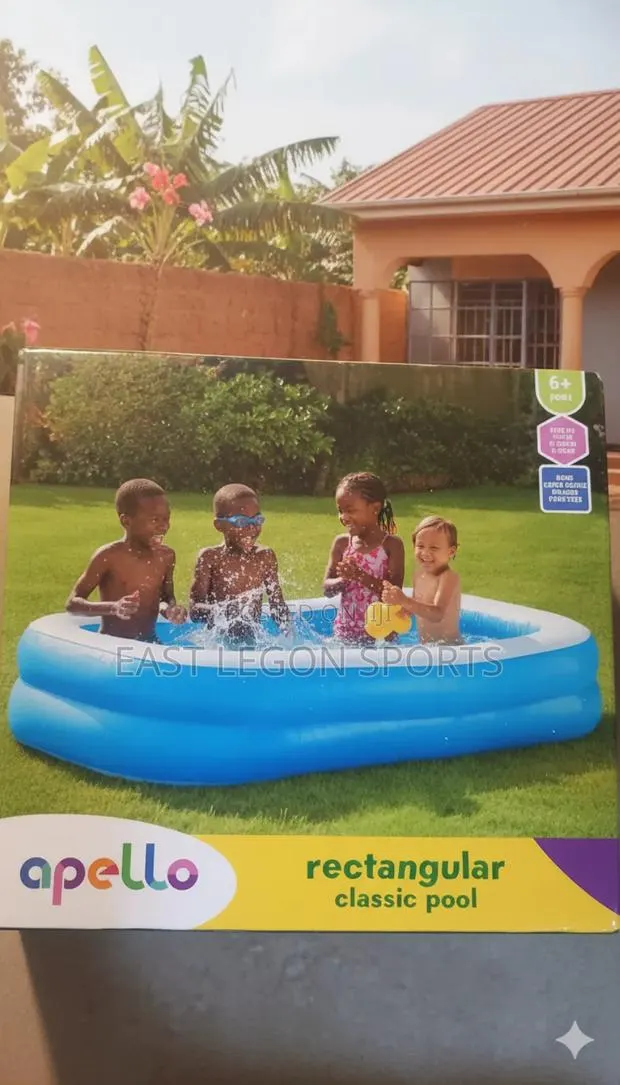 Regtangle Swimming Pool Kids 211cm X 132cm X 46 Cm · Photo 1
