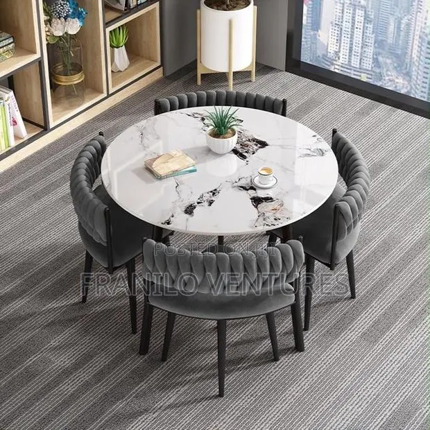 Marble Dining Set - 4 Seater · Photo 1