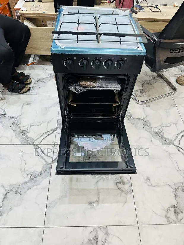 Less Expensive Midea Black 4b 50/50 Gas Cooker Oven Grill · Photo 1