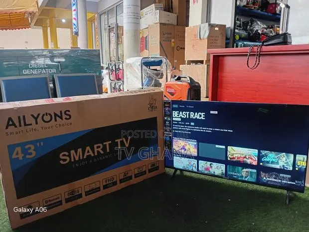 Ailyons 43 Inch Smart Television – Enjoy Clear Images Nonstop 43 TVS · Photo 1