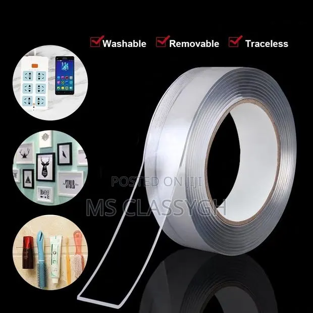 Nano Tape Transparent Adhesive Strong Sticky Multipurpose Re · Photo 1