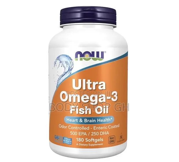Now Foods Ultra Omega-3 Supplement 180 Softgels · Photo 1