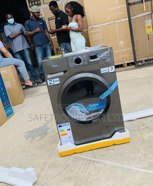 Check Out Unique Midea 7 Kg Front Load Washing Machine Mf110w70/T) · Photo 1