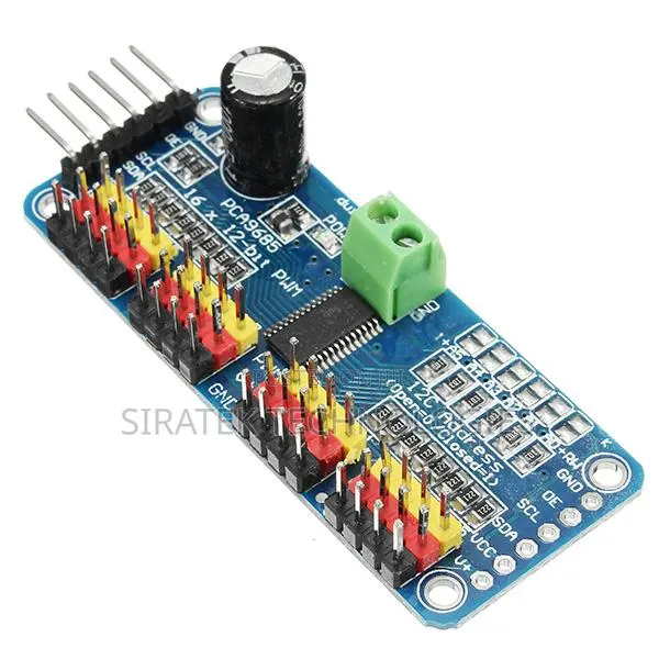 Pca9685 16-Channel 16ch 12-Bit PWM Servo Motor Driver I2c Module · Photo 1