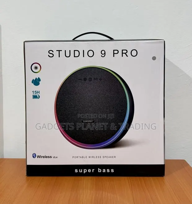 Maxbest Studio 9 Pro Super Bass 15Hrs Bluetooth Speaker With Mic Port · Photo 1