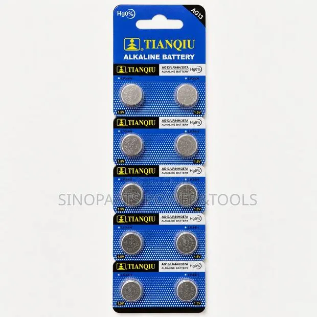 Tianqiu AG13 LR44 Button Cell Battery A76 357 10pcs · Photo 1