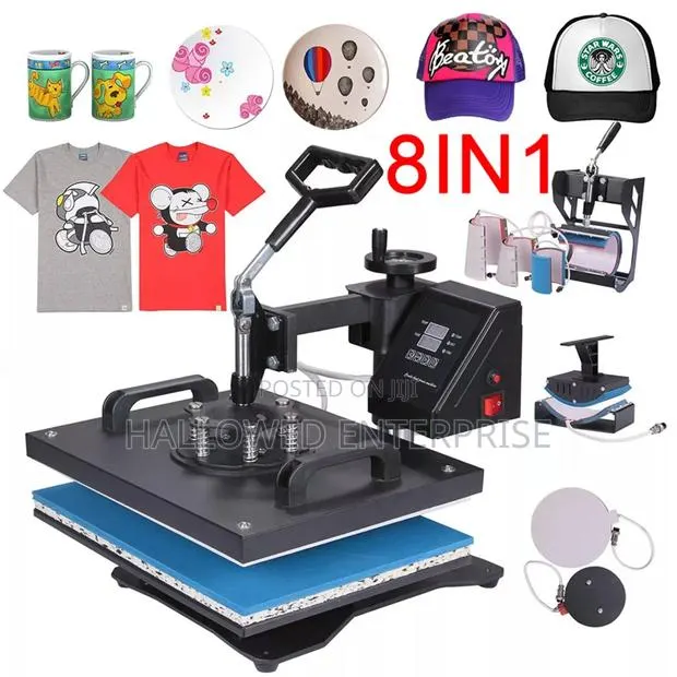 8 in 1 Heat Press Combo Duplex · Photo 1