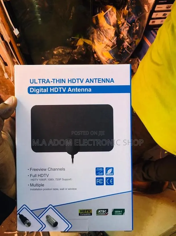 Unlock Free TV: Indoor Antenna With Powerful Booster · Photo 1