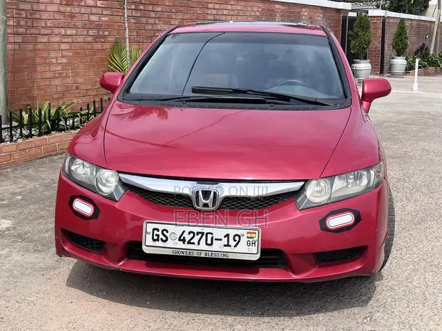 Honda Civic EX Sedan 2010 Red · Photo 1