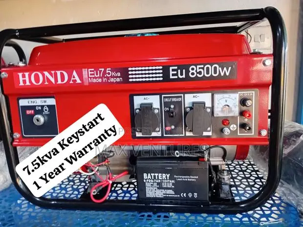 Honda 7.5kva 7.5kva Japan Generator Key Start Whimsy · Photo 1