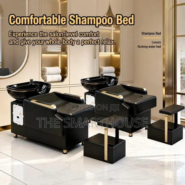 Executive Salon Shampoo Bed With Basin and Stool · Photo 1
