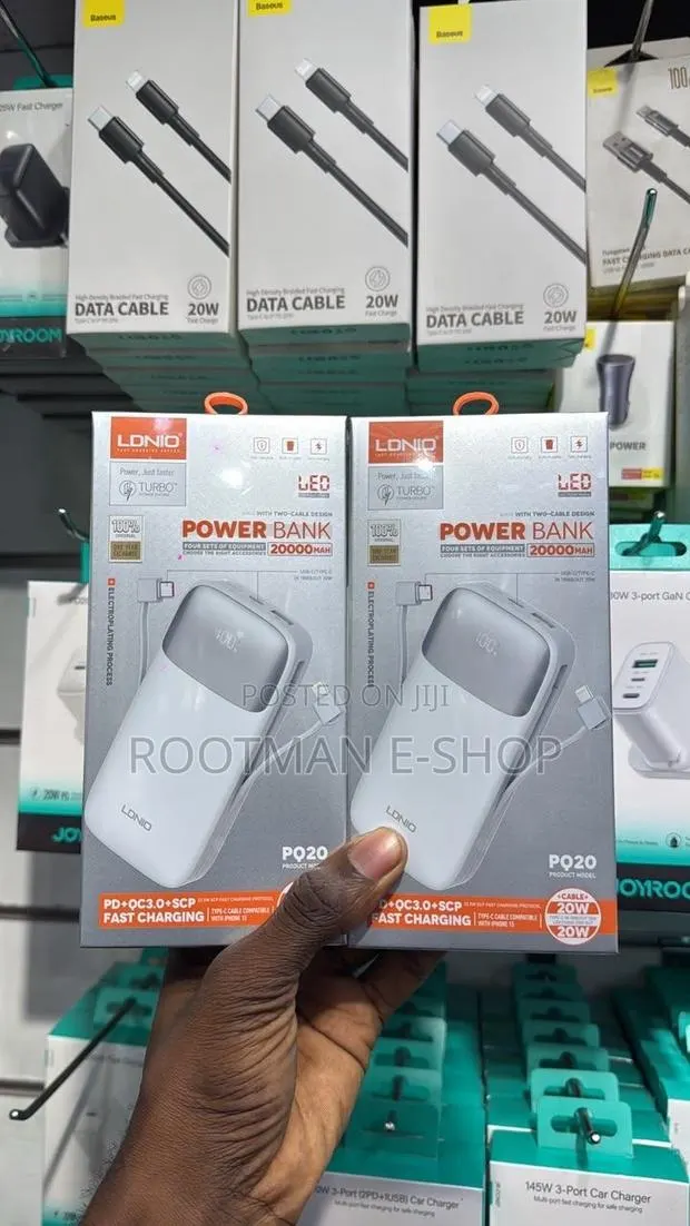 LDNIO PQ27 20000mAh 65W Fast Charging Power Bank · Photo 1