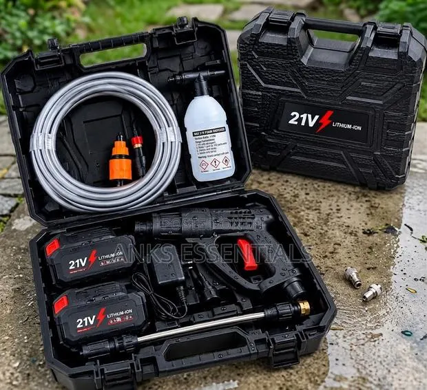 Portable 21V Lithium-Ion Pressure Washer Gun With Hardshell Case · Photo 1