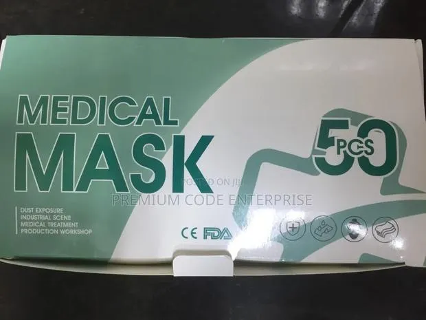 Disposable Medical Surgical Face Mask – 50pcs Pack · Photo 1
