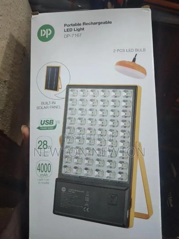 Rechargeable Solar Led Light · Photo 1