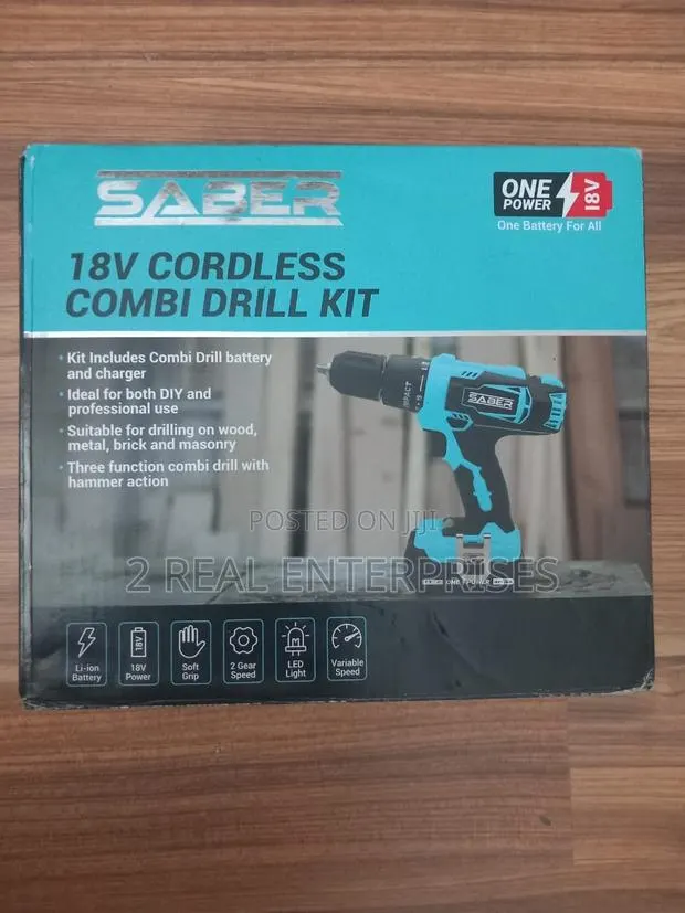 Saber 18v Cordless Combi Drill Kit · Photo 1