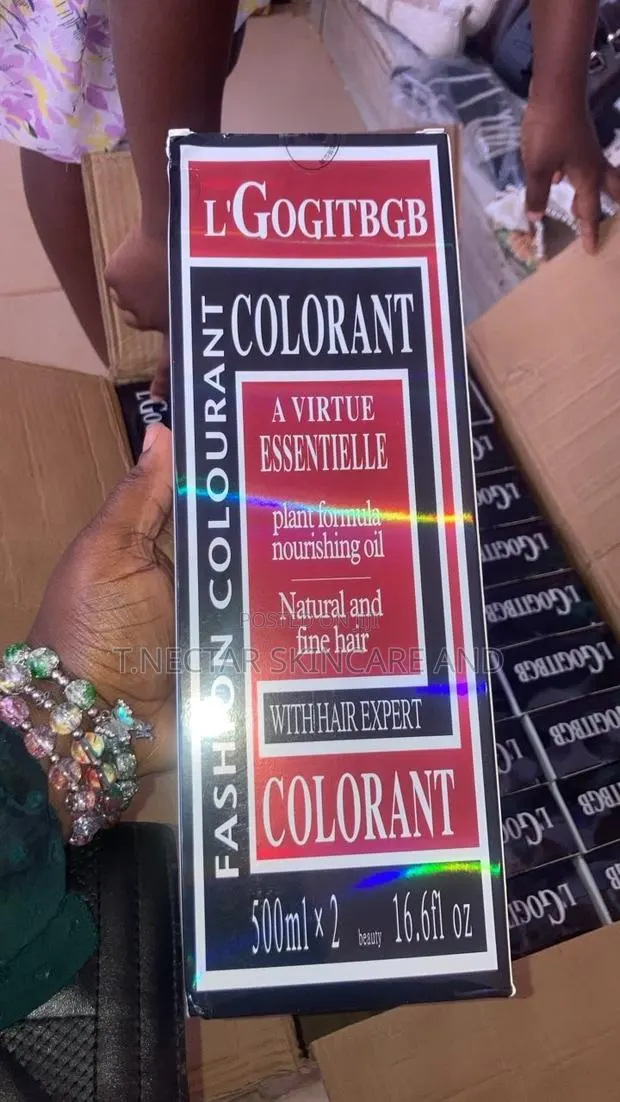 L’gogitbgb Hair Colourant Black Hair Dye 500ml X 2 · Photo 1