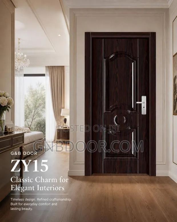 Interior Door American Door Metal Coated Wooden Door · Photo 7