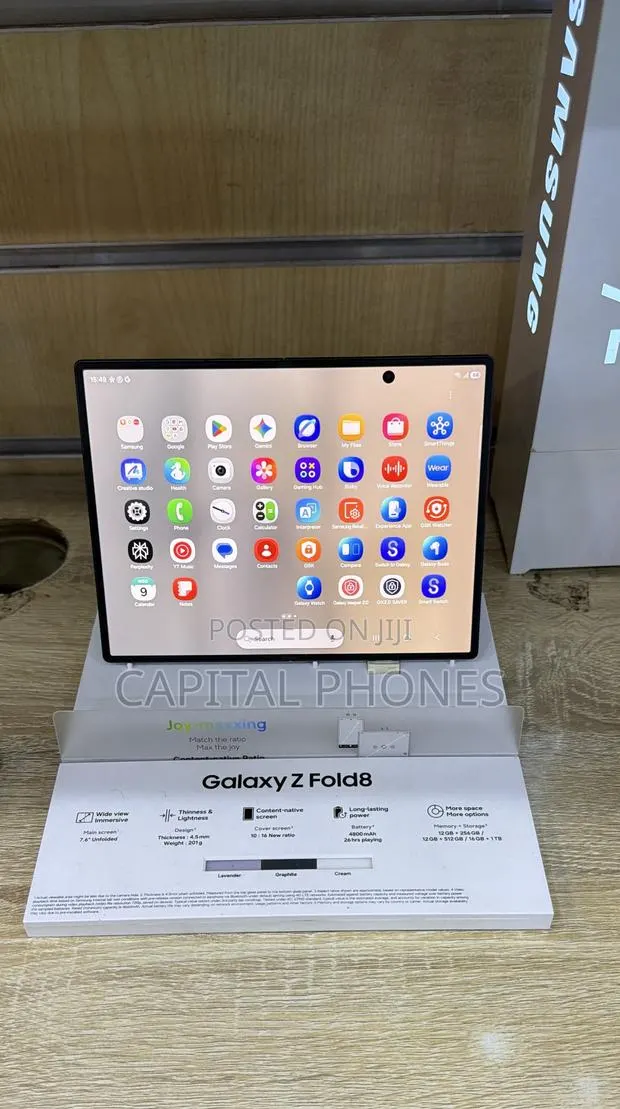 New Samsung Galaxy Z Fold8 512 GB Black · Photo 1