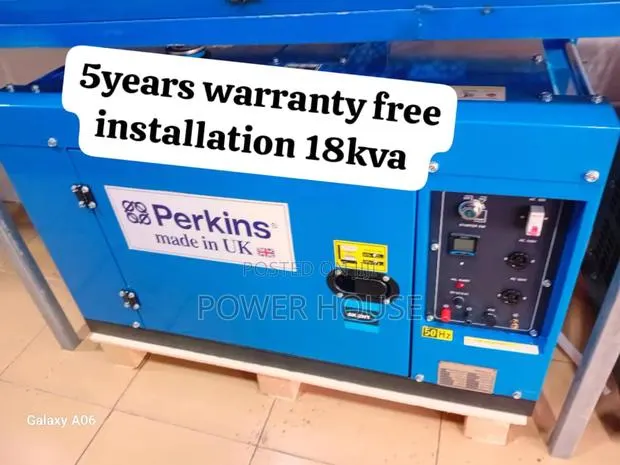 Genuine Silver Forge 18kva Perkins Diesel Generator 18kva · Photo 1