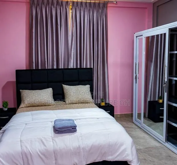 Double Bedframe With Two Side Drawers and Mattress · Photo 1