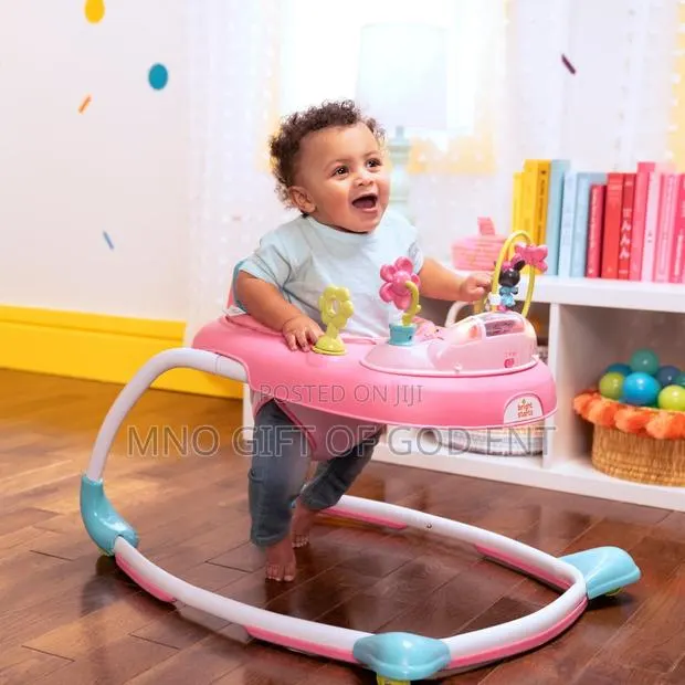 Disney Baby Minnie Mouse Peek-a-Boo Walker, Pink, Ages 6 Months · Photo 1