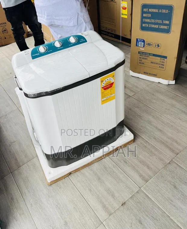 Efficient Design Nasco 5kg Semi-Automatic Washing Machine(White/Gray) · Photo 1