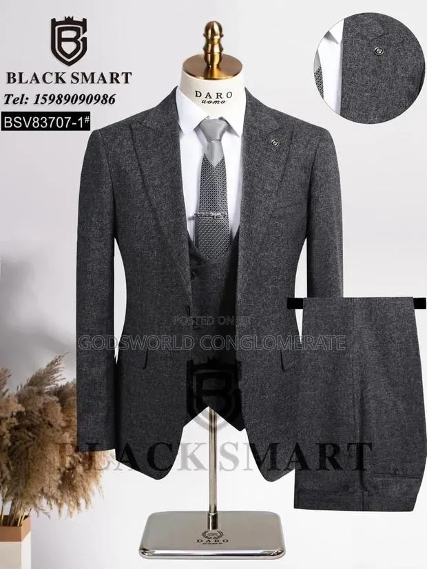 Textured Three Piece Suit · Photo 1
