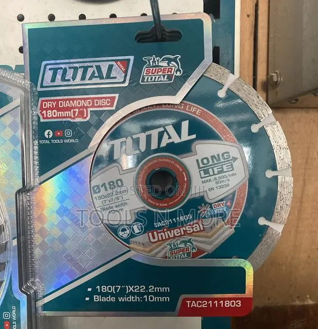 TOTAL Dry Diamond Disc 7” · Photo 1