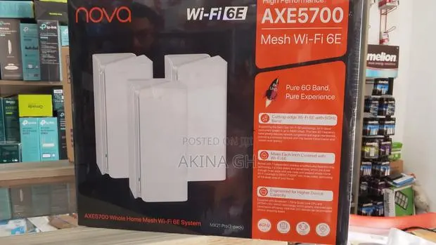 Tenda Nova AXE5700 Whole Home Mesh WiFi 6 System/Tenda Nova MX12 Pro · Photo 1