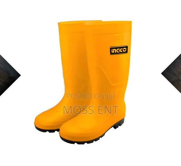 Yellow Rain Boots With Steel Cap 44 - Ssh092sb.44 · Photo 1