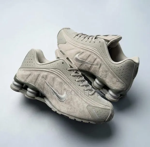 Nike Shox R4 “College Grey/Flat Pewter” Sneakers · Photo 1