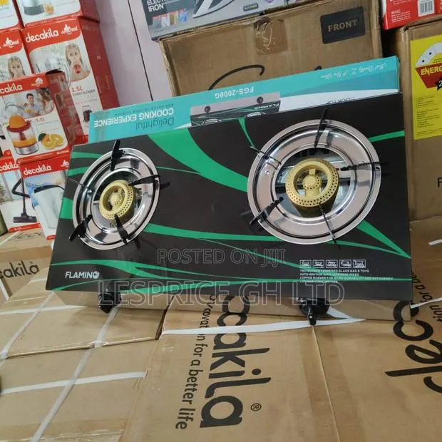 Promo Promo on Our New 2 Burner Glass Top Flamino Gas Stove · Photo 1