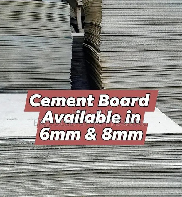 Cement Board Available in 6mm 8nm · Photo 1
