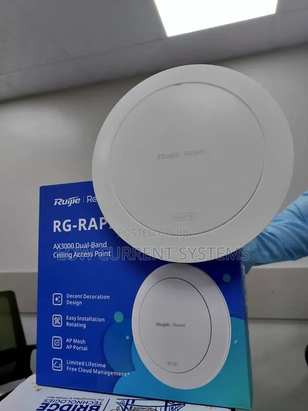 Ruijie AP Access Point Wifi6 Ceiling Cloud Managed · Photo 1