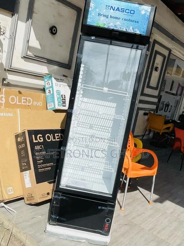 Essential Display Glass Nas-Fl350-1dr Singledoor Fridge · Photo 1
